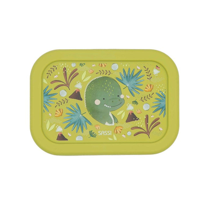 Sassi Silicone Lunch Box - Cracky The Dinosaur