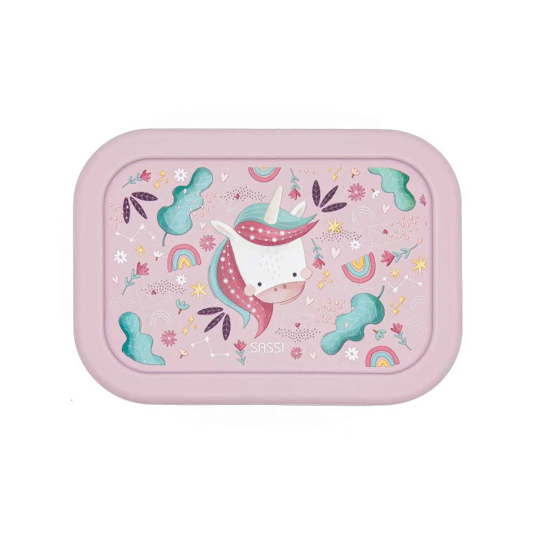 Sassi Silicone Lunch Box - Sparkly The Unicorn