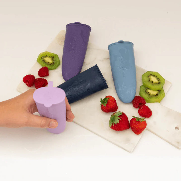 Seed & Sprout Silicone Individual Icy Pole Moulds - Twilight