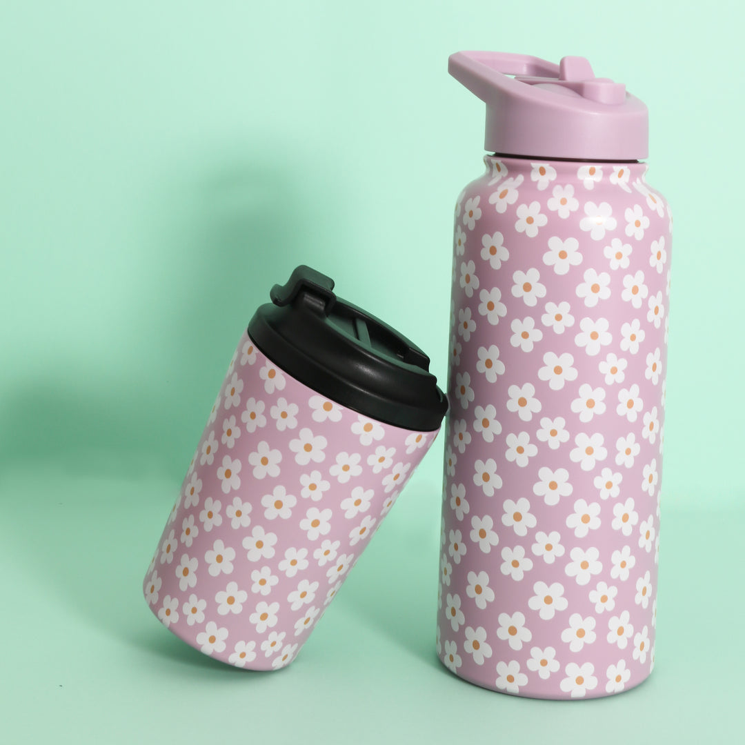 Sip by Splosh Insulated Drink Bottle - Daisy