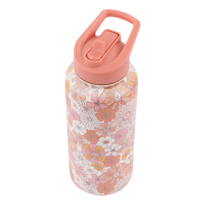 Sip by Splosh Insulated Drink Bottle - Retro Floral