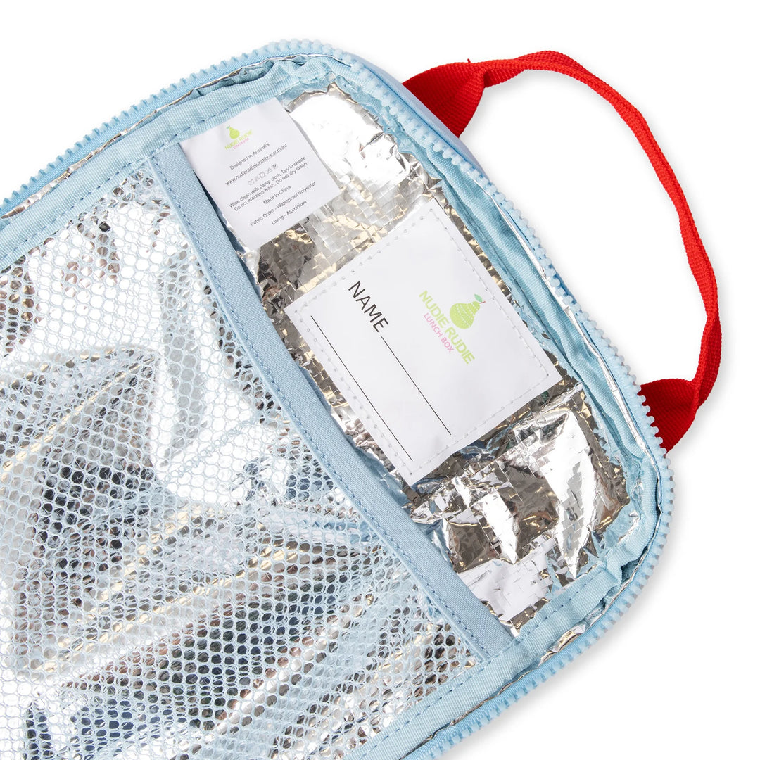 Nudie Rudie Lunch Box Insulated Lunch Bag - Sky Fire