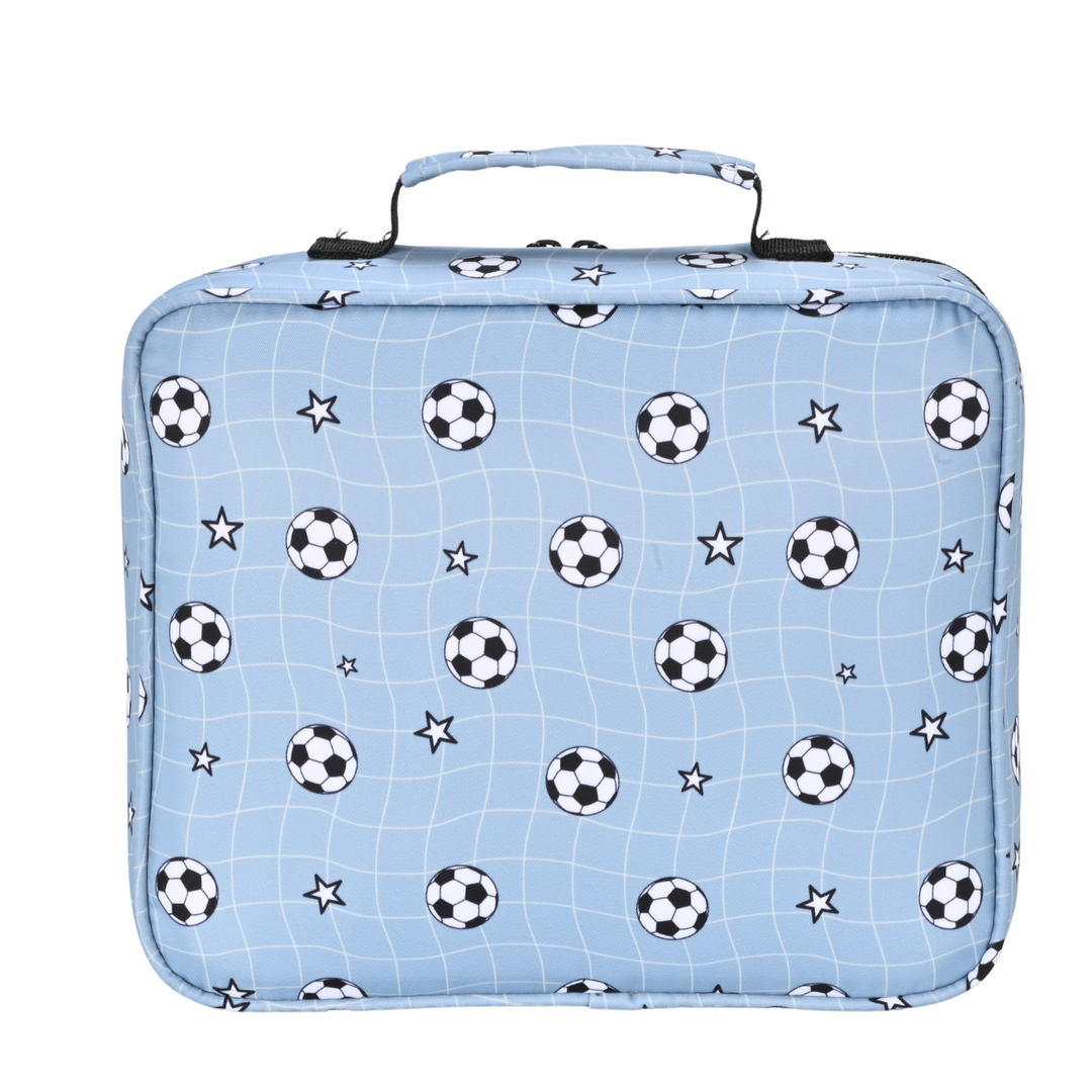 Kinnder JUNIOR Insulated Lunch Bag + Ice Pack - Soccer Star