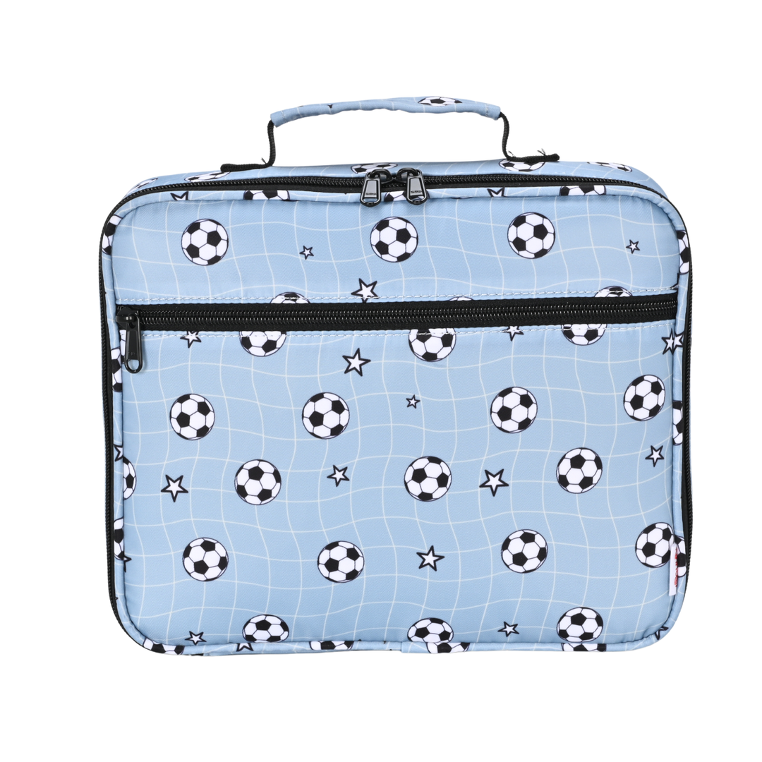 Kinnder JUNIOR Insulated Lunch Bag + Ice Pack - Soccer Star