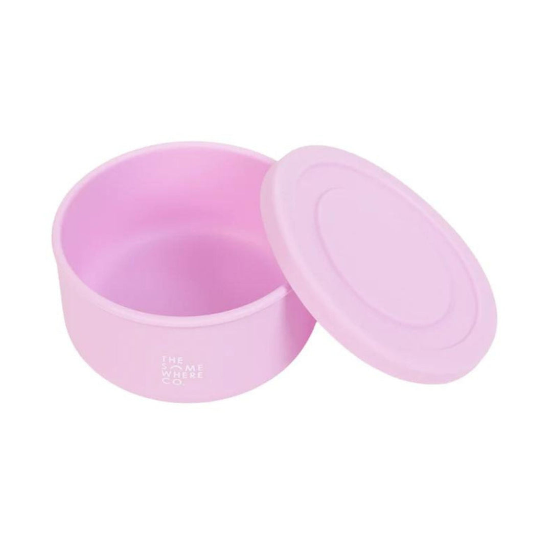 The Somewhere Co Silicone Round Lunch Box - Lilac