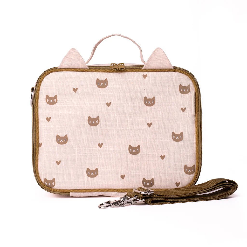 SoYoung Insulated Lunch Bag - Cats Ears Pink