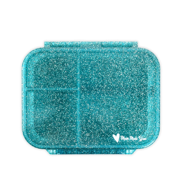 Mum Made Yum MINI Snack Bento Lunch Box - Sparkle Teal