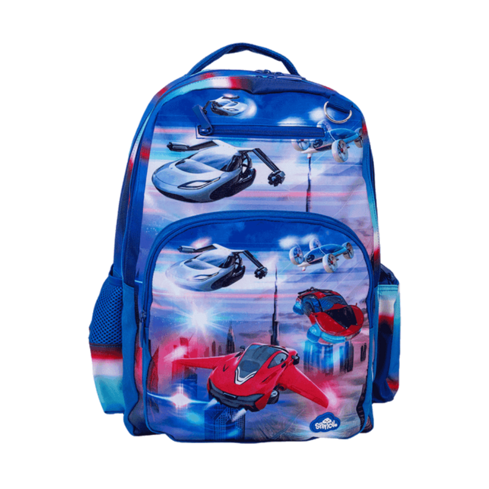 Spencil Big Kids Backpack - Flying Cars