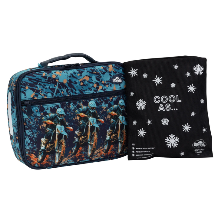 PRE-ORDER - Spencil BIG Cooler Lunch Bag + Chill Pack - Moto Camo Trax