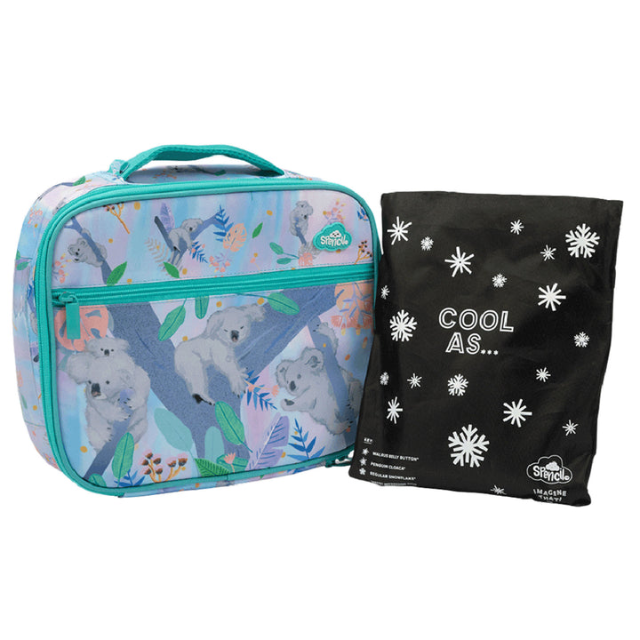 Spencil BIG Cooler Lunch Bag + Chill Pack - Koala Daydream