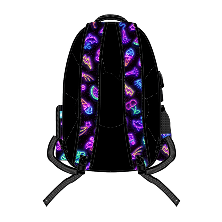 Spencil Big Kids Backpack - Neon Party