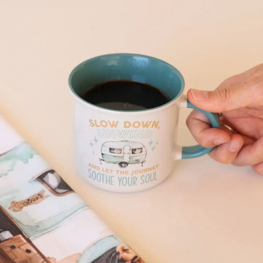 Splosh Caravan Slow Down Mug