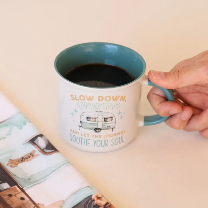 Splosh Caravan Slow Down Mug