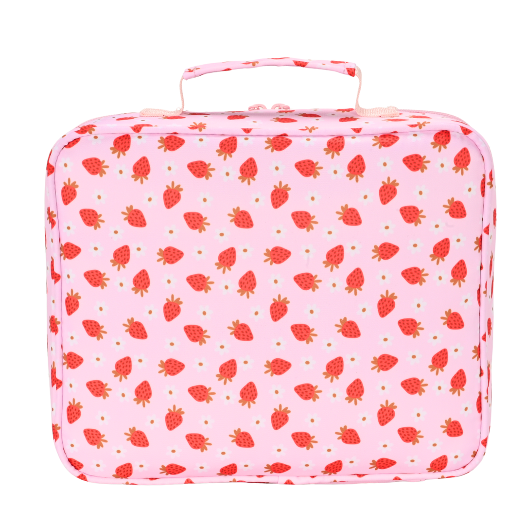 Kinnder JUNIOR Insulated Lunch Bag + Ice Pack - Strawberry Fields