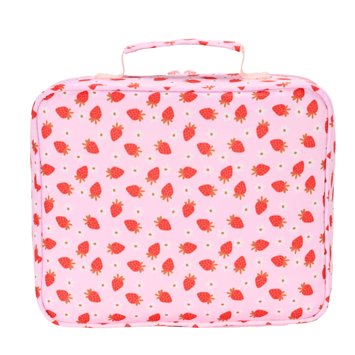 Kinnder JUNIOR Insulated Lunch Bag + Ice Pack - Strawberry Fields