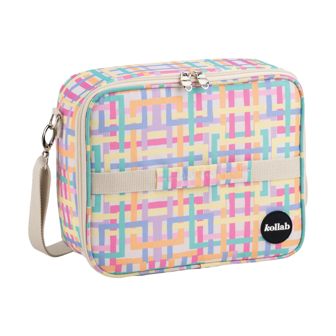 Kollab Insulated Bento Lunch Bag - Subway Lines