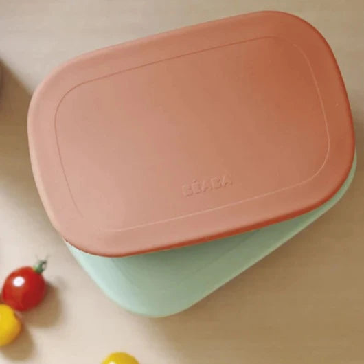 Beaba Ceramic Bento Lunch Box - Terracotta