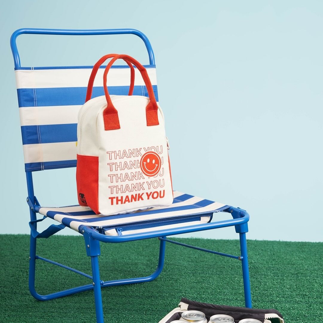 Fluf Zipper Lunch Bag - Thank You