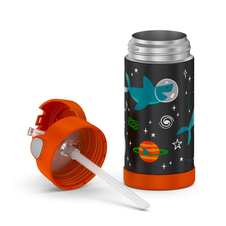 Thermos Funtainer Insulated Drink Bottle - Shark Space Party