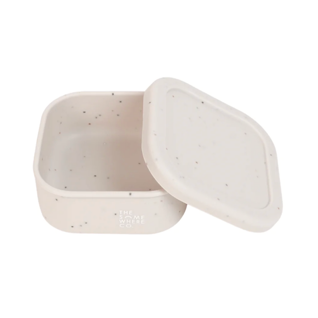 The Somewhere Co Silicone Square Lunch Box - Speckled