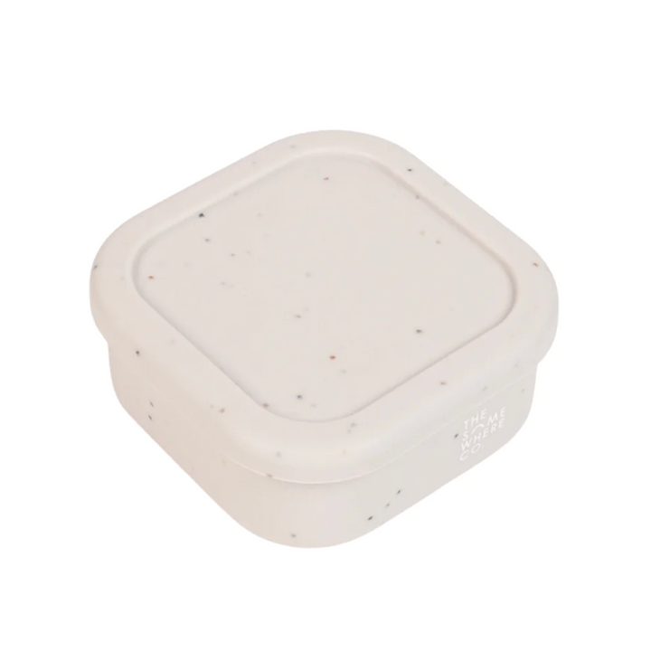 The Somewhere Co Silicone Square Lunch Box - Speckled