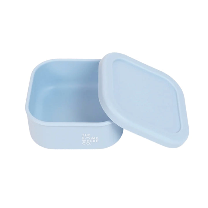The Somewhere Co Silicone Square Lunch Box - Powder Blue