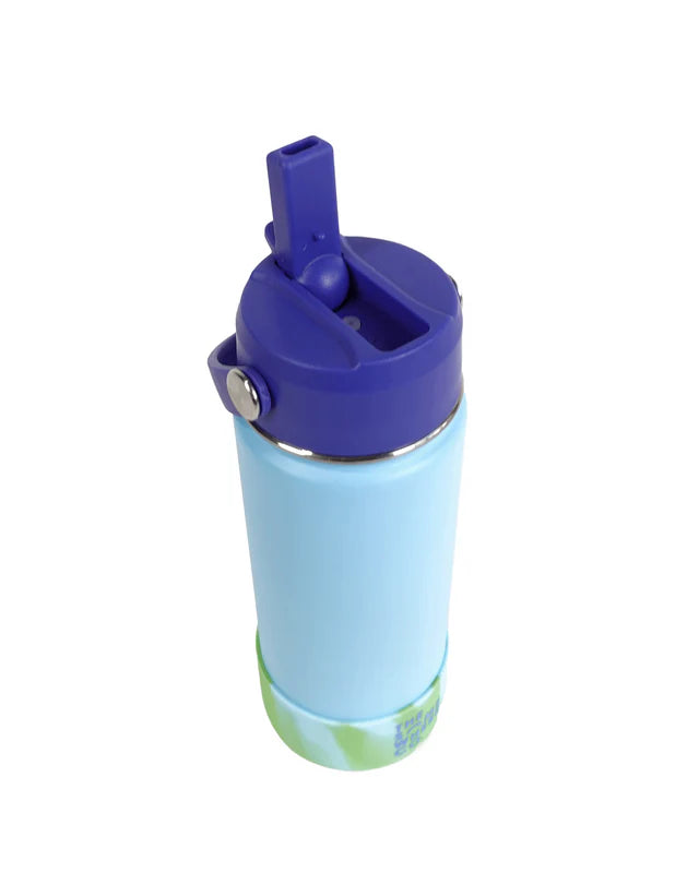 The Somewhere Co. Insulated Drink Bottle - 500ml - Dusty Blue Swirl