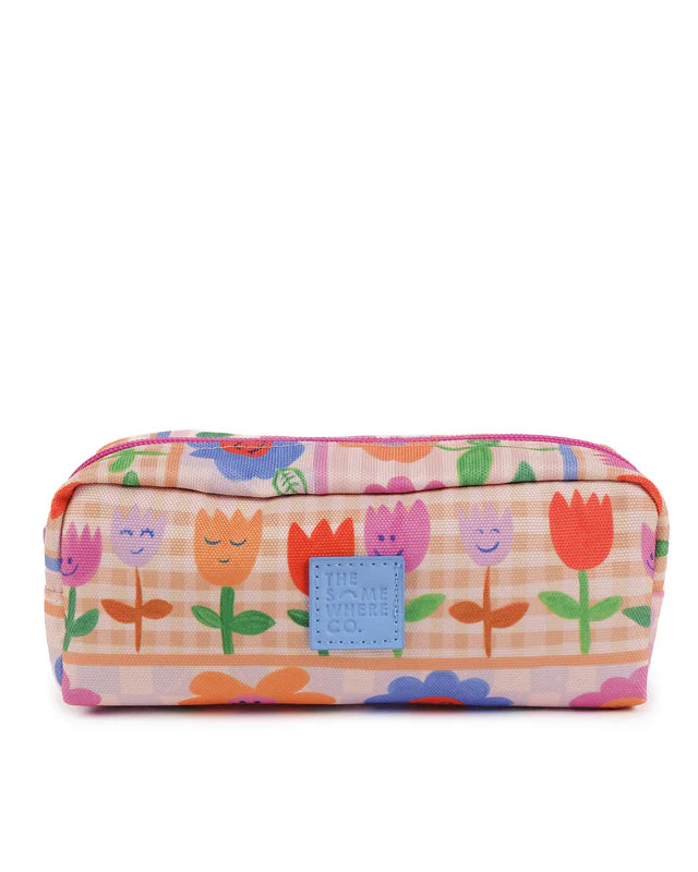 The Somewhere Co Mini Pencil Case - Flower Garden