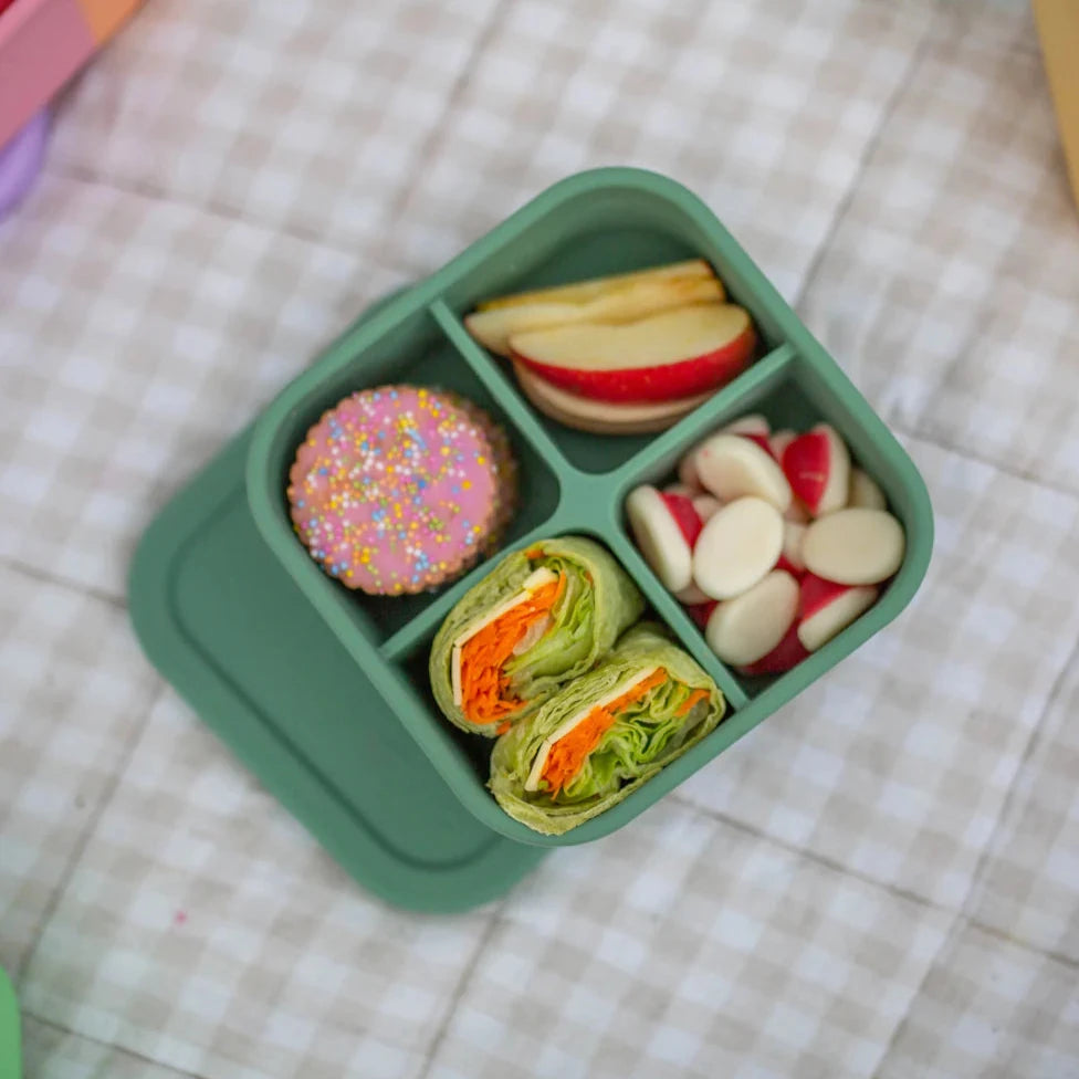 Silicone Bento Snack Box - Sage