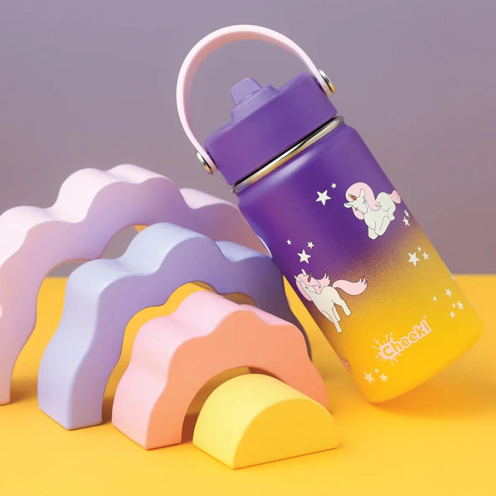 Cheeki 400ml Insulated Adventure Bottle - Unicorn