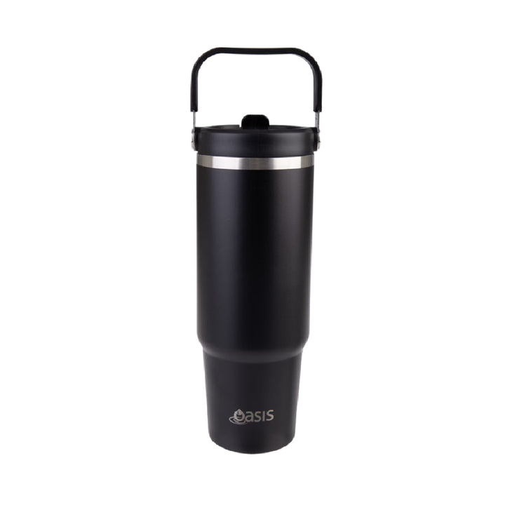 Oasis Insulated Voyager Carry Tumbler 900ml - Black