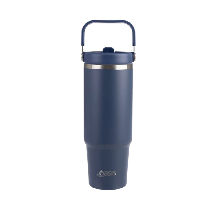 Oasis Insulated Voyager Carry Tumbler 900ml - Indigo