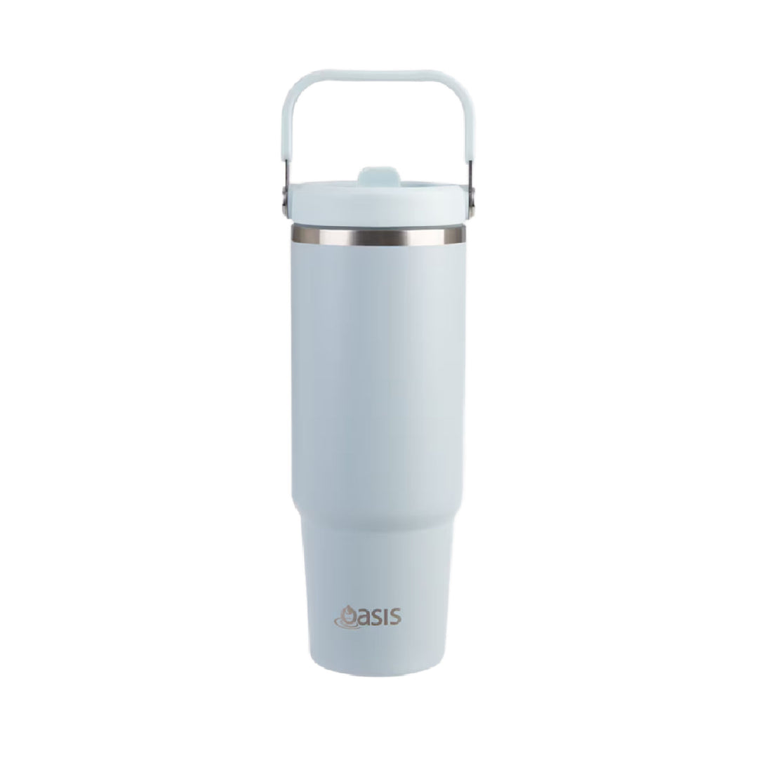 Oasis Insulated Voyager Carry Tumbler 900ml - Sea Mist