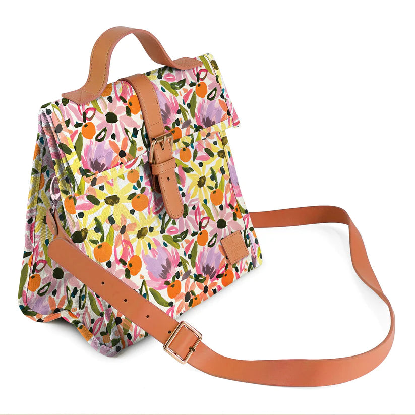 The Somewhere Co. Insulated Lunch Satchel - Wildflower