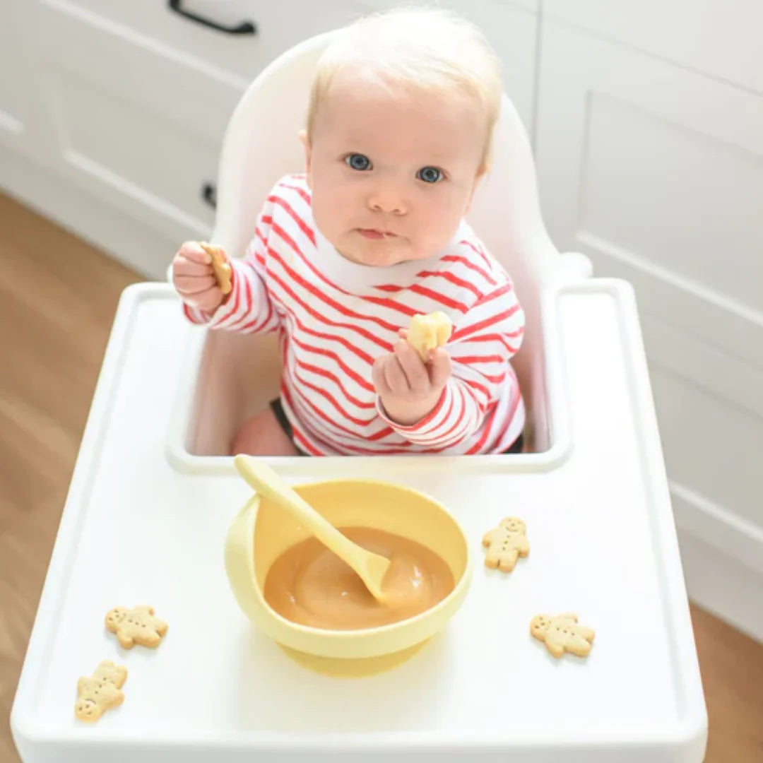 Wild Indiana Silicone Baby Bowl Set - Lemon Yellow