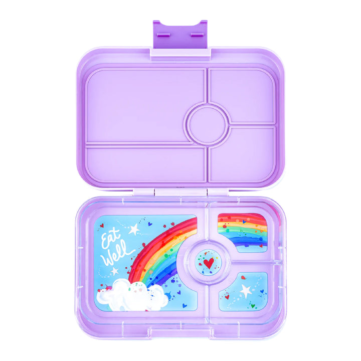 Yumbox Tapas Lunch Box 4 - Seville Purple - Rainbow