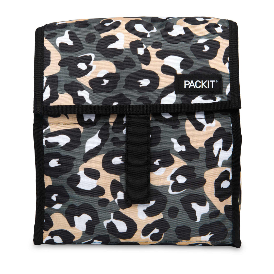 PackIt Freezable Lunch Bag - Wild Leopard Grey
