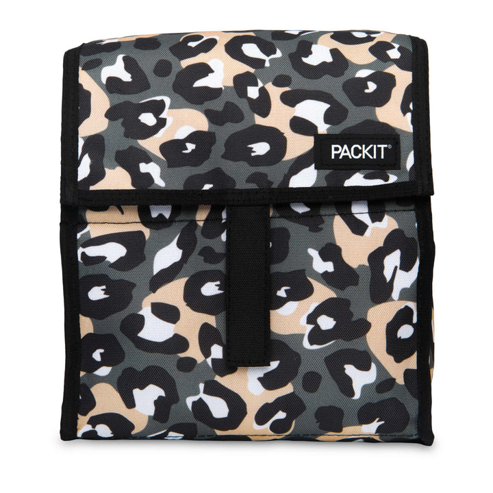 PackIt Freezable Lunch Bag - Wild Leopard Grey