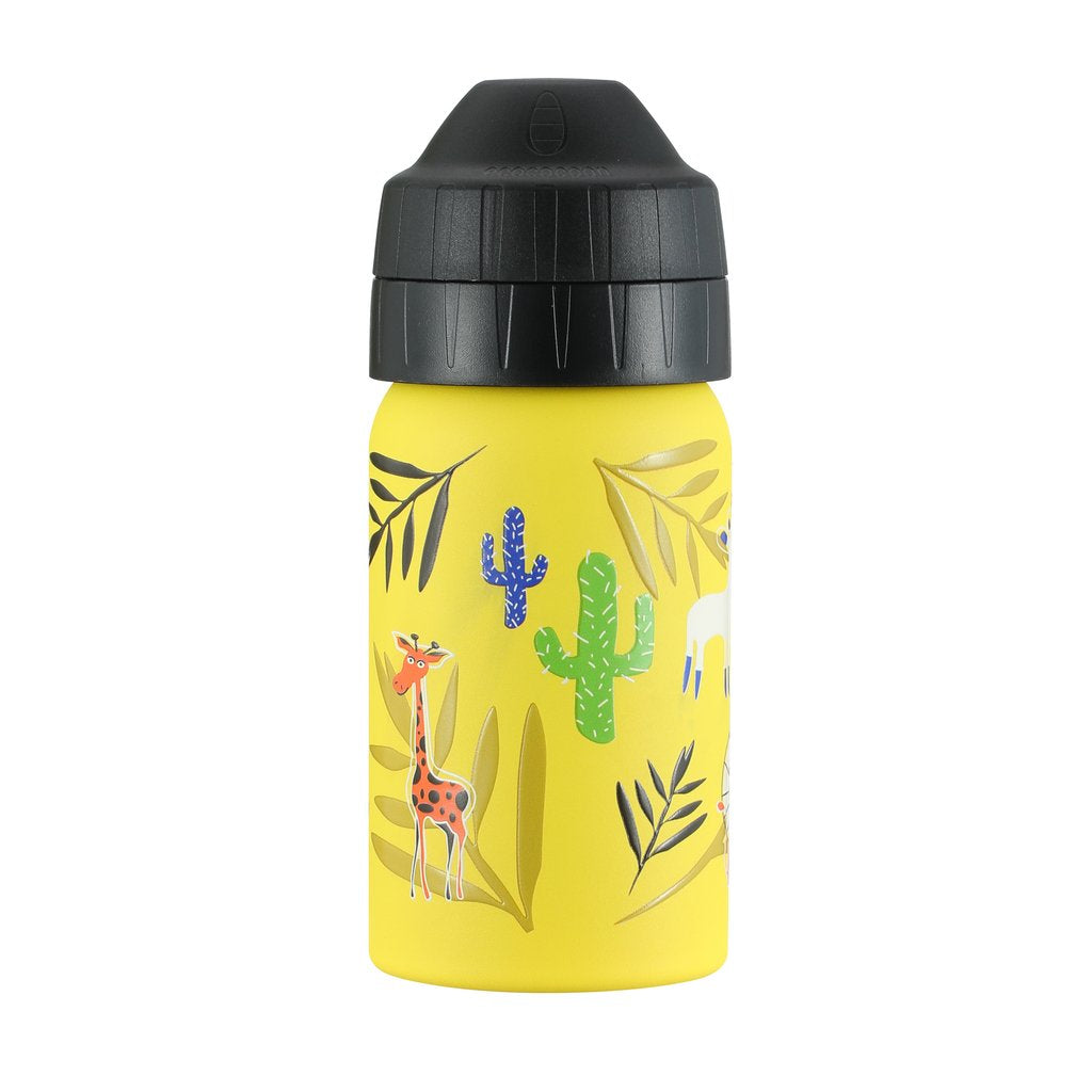Ecococoon 350ml Drink Bottle - Jungle Party