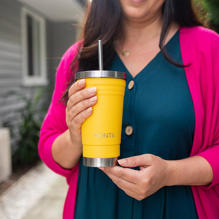 The Bento Buzz MontiiCo Insulated Smoothie Cup - Buzzy Bee