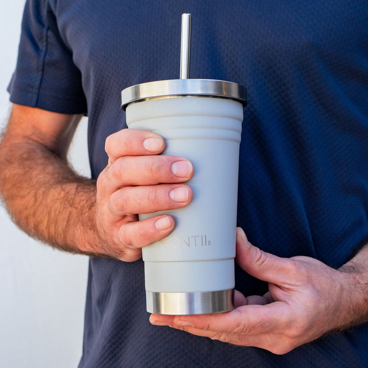 MontiiCo Insulated Smoothie Cup - Chrome