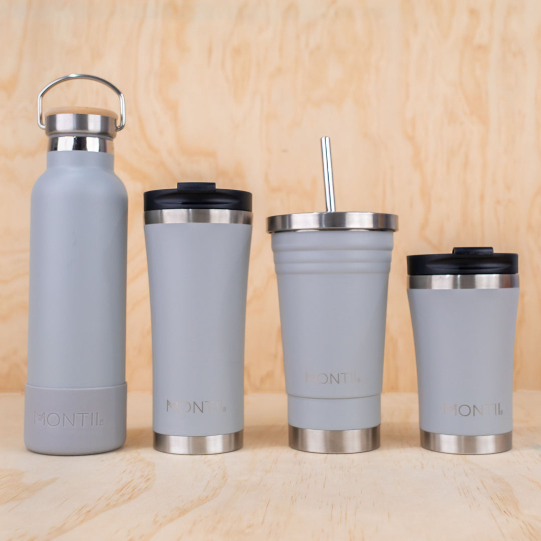 MontiiCo Insulated Smoothie Cup - Chrome