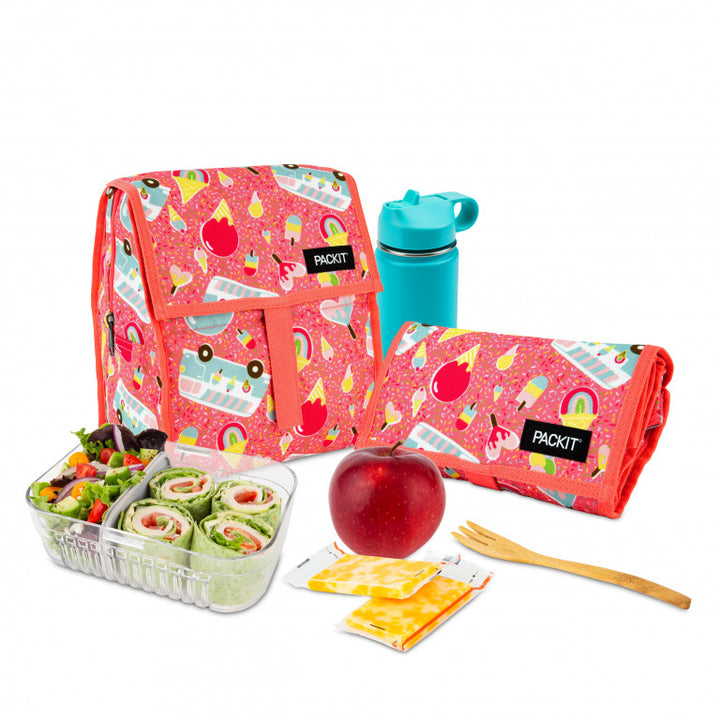 PackIt Freezable Lunch Bag - Ice Cream Social