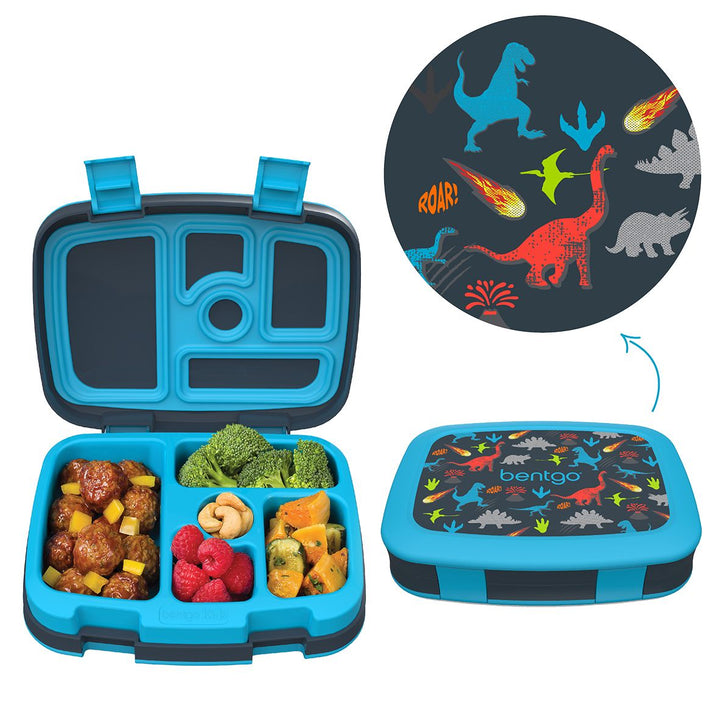 Bentgo Kids Lunch Box - Prints - Dinosaurs