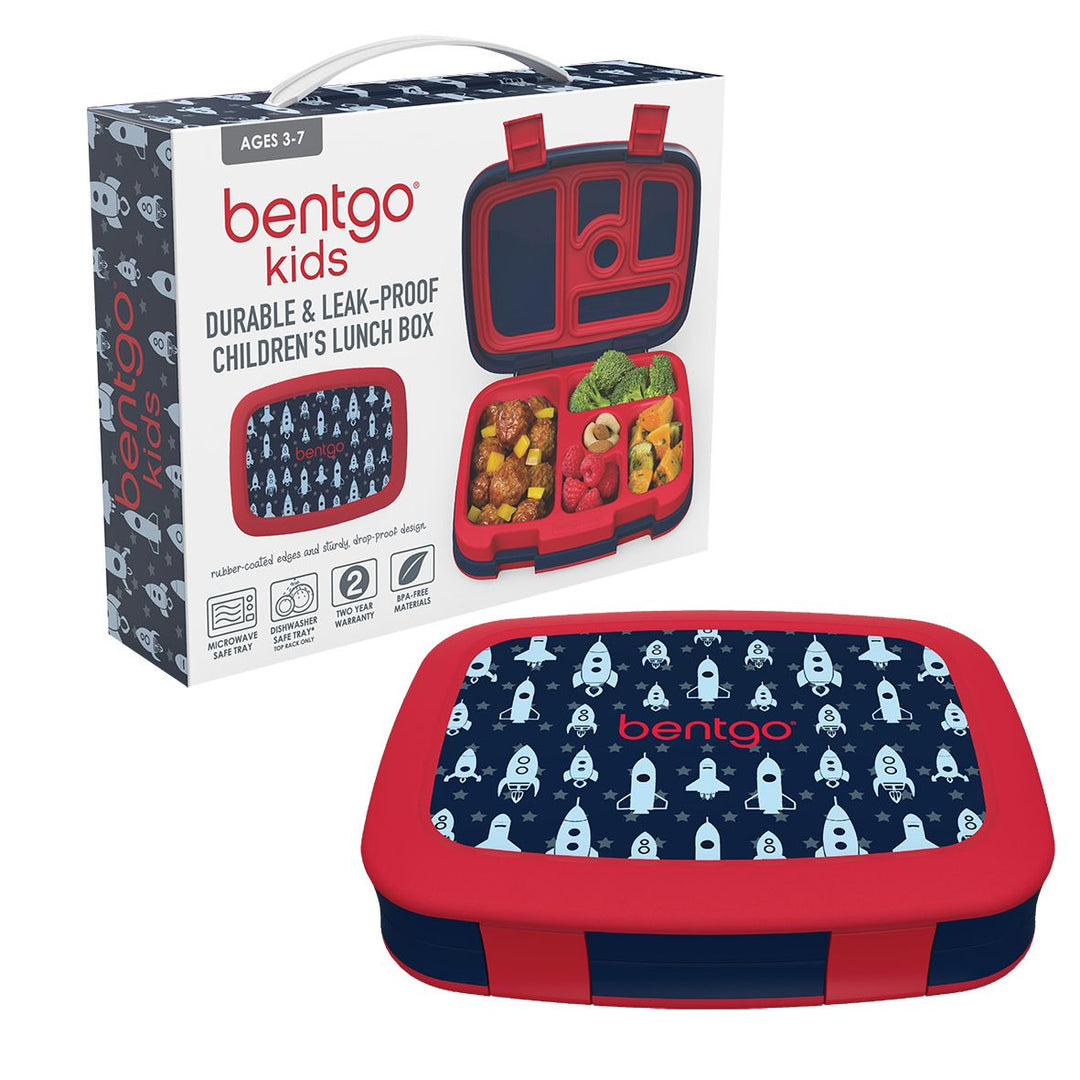 Bentgo Kids Lunch Box - Prints - Space Rockets