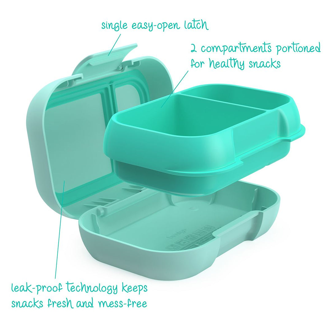 Bentgo Kids CHILL Lunch Box & Snack Box Bundle - Aqua