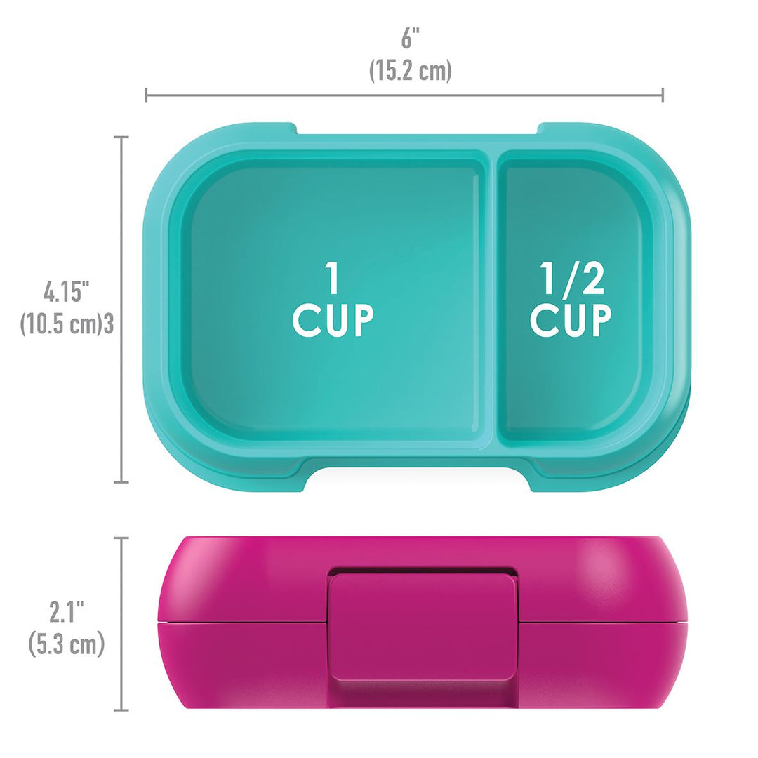 Bentgo® Kids Chill Lunch Box, 2-Pack-Fushia 