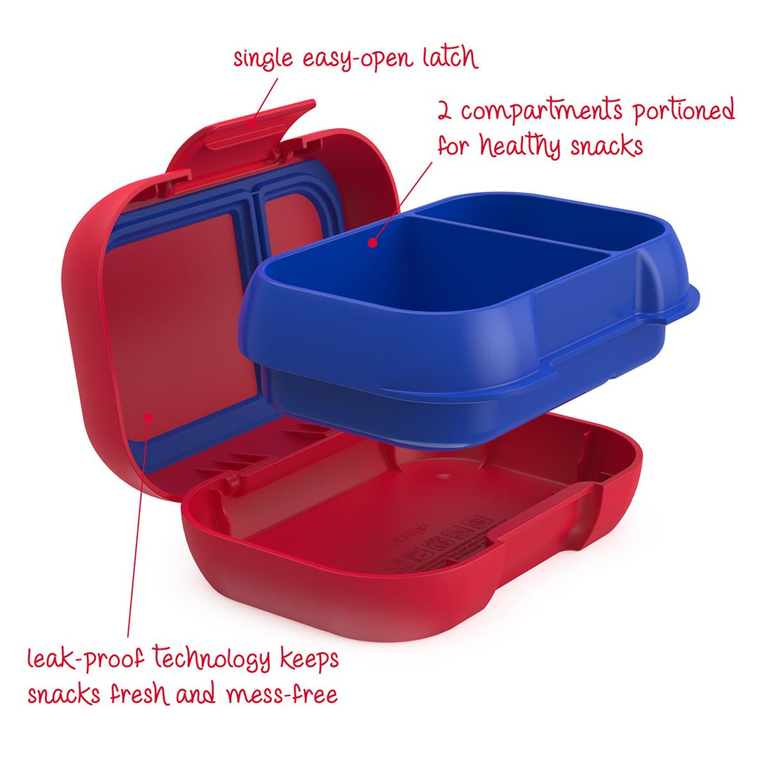 Bentgo Kids Snack Box - Red/Royal