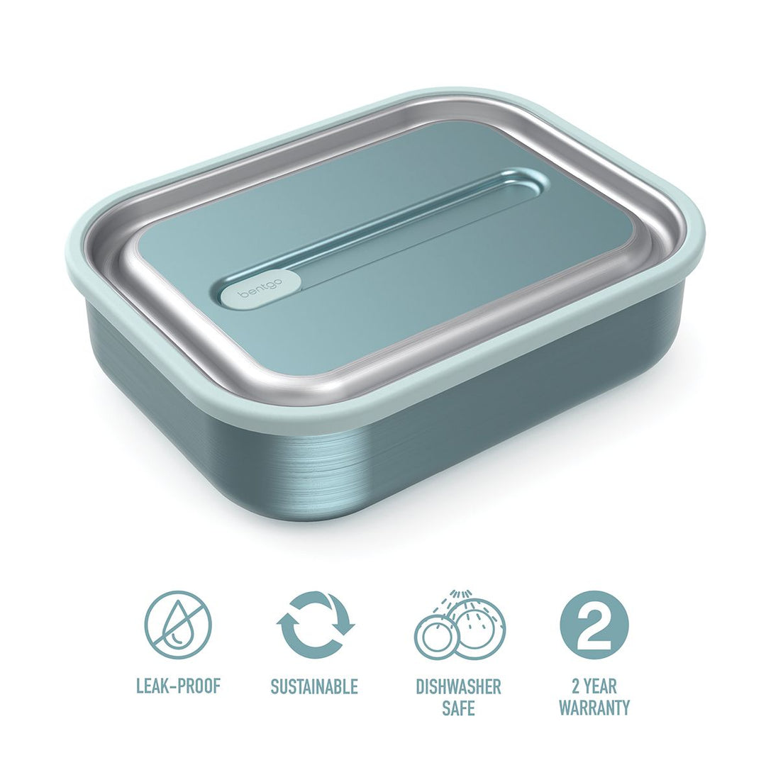 Bentgo MicroSteel Lunch Box - Aqua