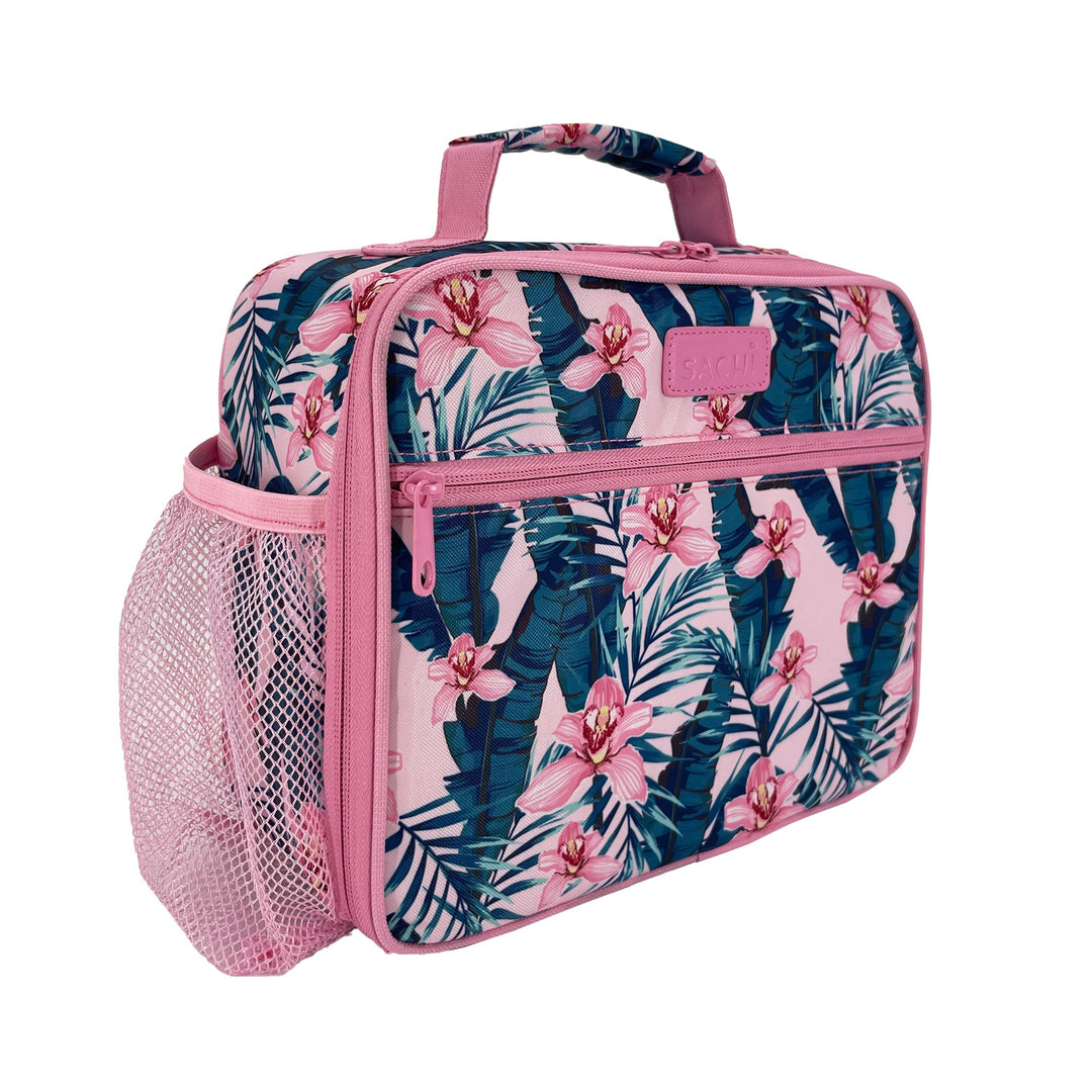 Sachi Insulated Crew Lunch Bag - Pink Orchids
